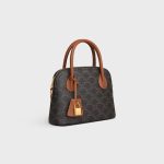 TEEN HONORINE BAG IN Triomphe Canvas and Calfskin - Image 5